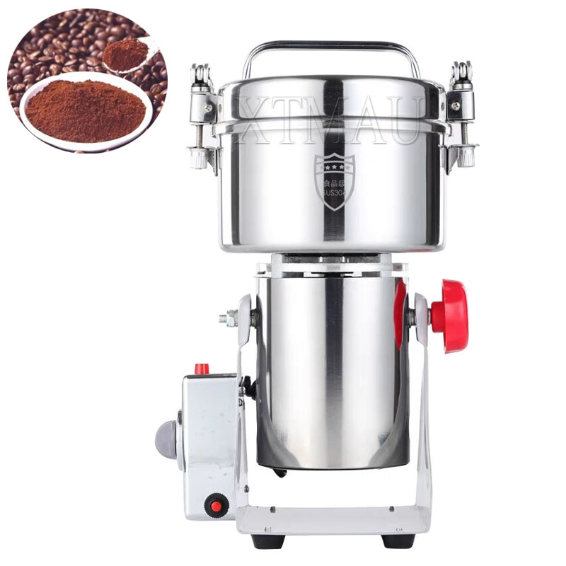 Electric Grain Mill 2500W - 2000G電動穀物粉砕機、高速スイング式2500Wミルパウダーマシン、様々な穀物やスパイスの粉砕用