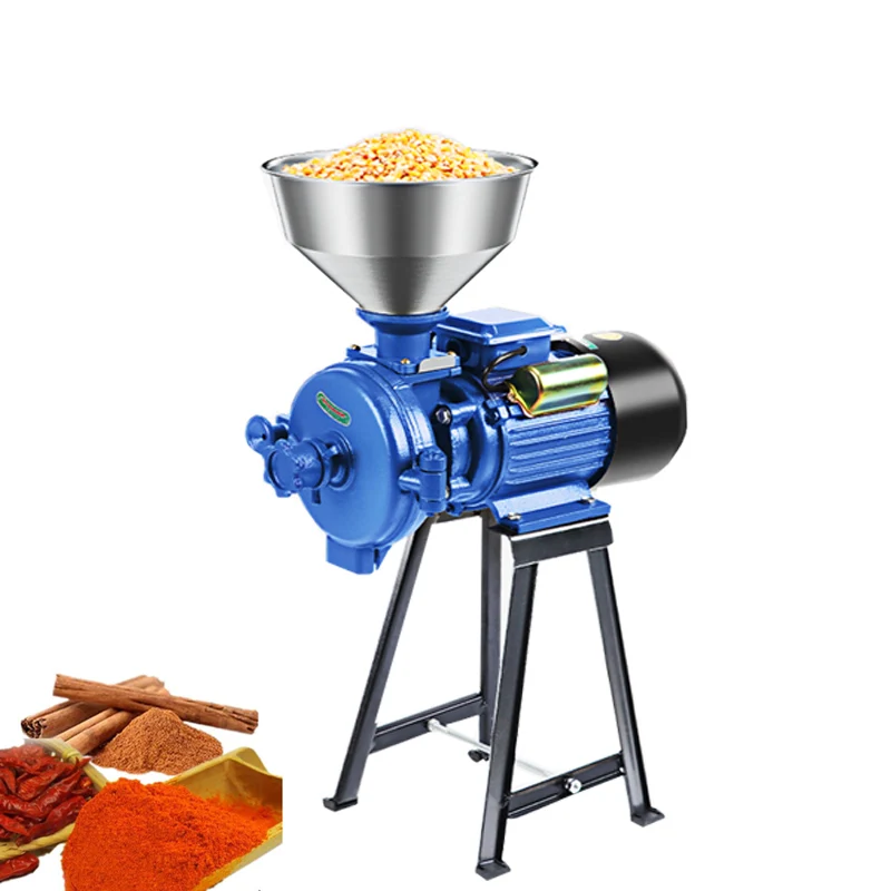 Electric Grain Mill 2500W - 穀物、スパイス、シリアル、コーヒー、乾燥食品グラインダーマシン、グリストミル、家庭用豆、エスプレッソ、電動薬用粉末粉砕機2500W