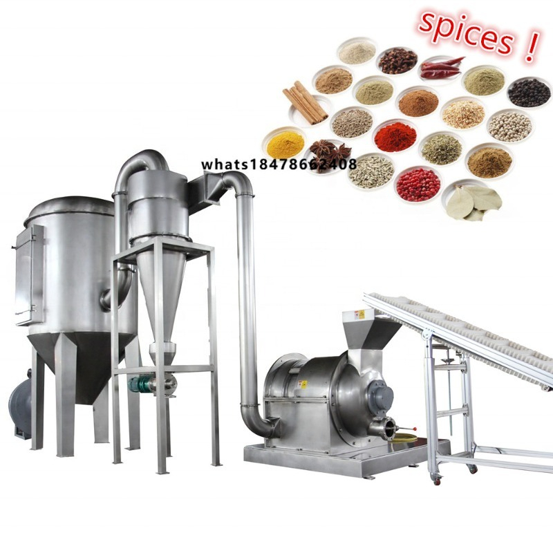 Industrial Hammer Mill Grinder - 工業用スパイスグラインダーハンマーミルカシアウコンジンジャーパウダー製造機ブライトセイルチリ粉砕機