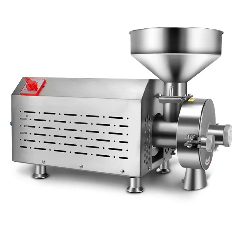 Corn Grinder Machine Electric - 業務用電動穀物粉砕機 2500W ステンレス製超微粉砕機 トウモロコシ、小麦、米、スパイス、ナッツ、コーヒー豆用