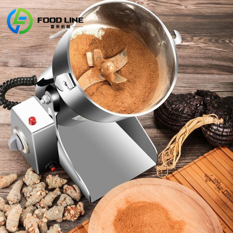 Dry Grain Grinder Stainless Steel - 800g電動ステンレス鋼粉砕機、乾燥スパイス、穀物、コーン粉用粉砕機、モーター付き穀物ミル