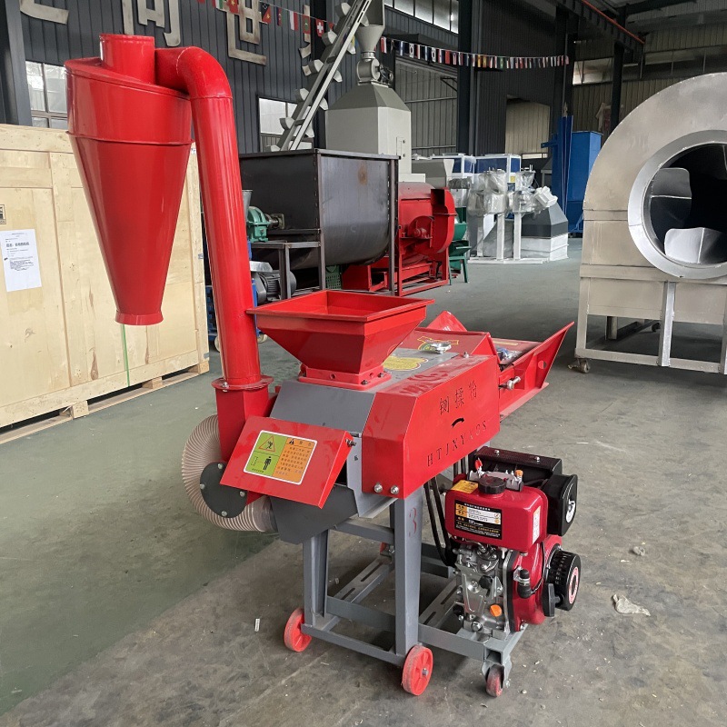 Corn Grinder Machine Electric - 工場直送モバイルハンマーミル飼料粉砕機電動トウモロコシ穀物藁粉砕機牛豚鶏家畜飼料用