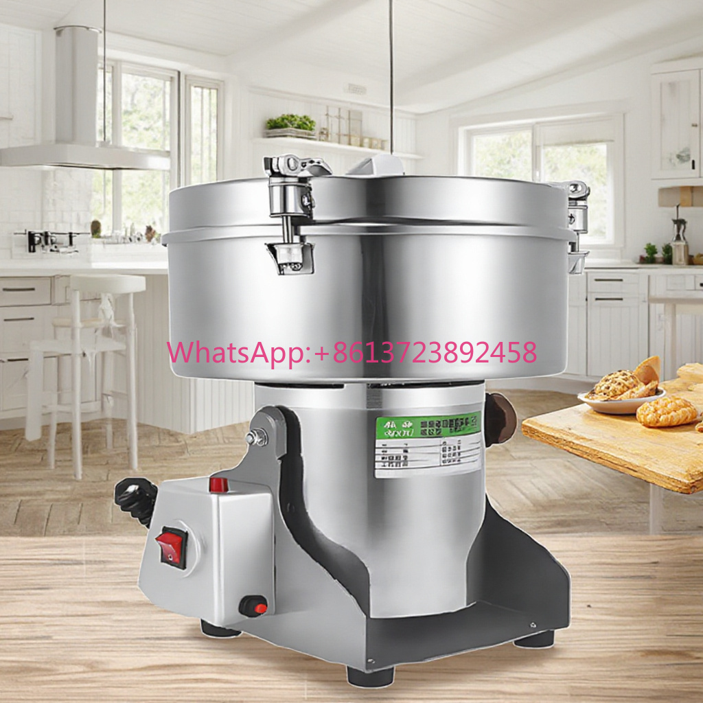 Herb Grinder Machine Commercial - 4500gパウダーマシン粉砕機高速粉砕機小麦粉穀物ハーブ商業用穀物スパイス粉砕機