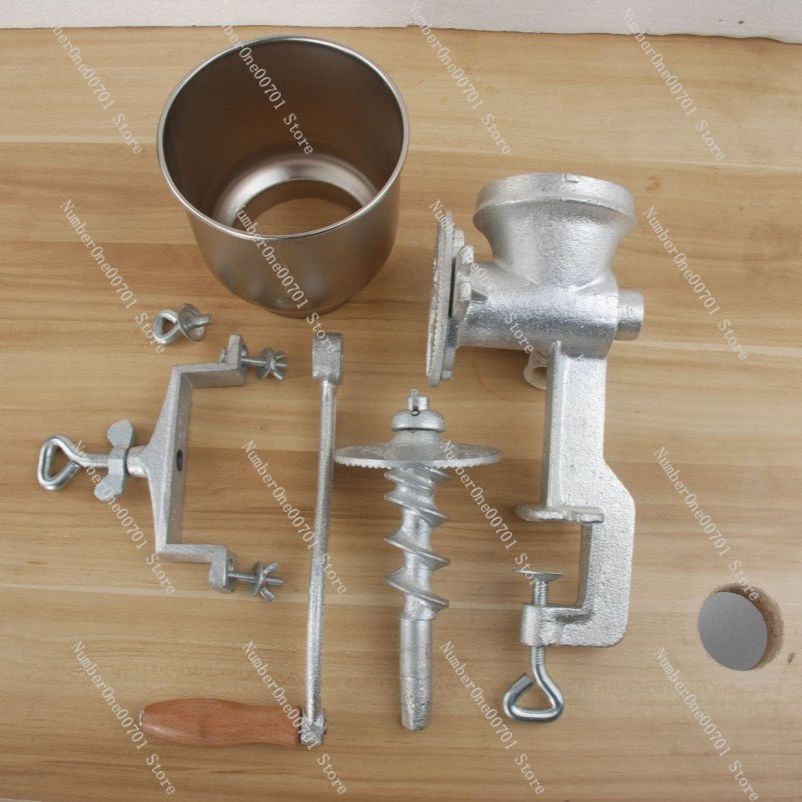Grain Mill Grinder Hand Crank - 手動鋳鉄グラインダー 錫メッキ | 手回し式トウモロコシ粉砕機＆粉砕機