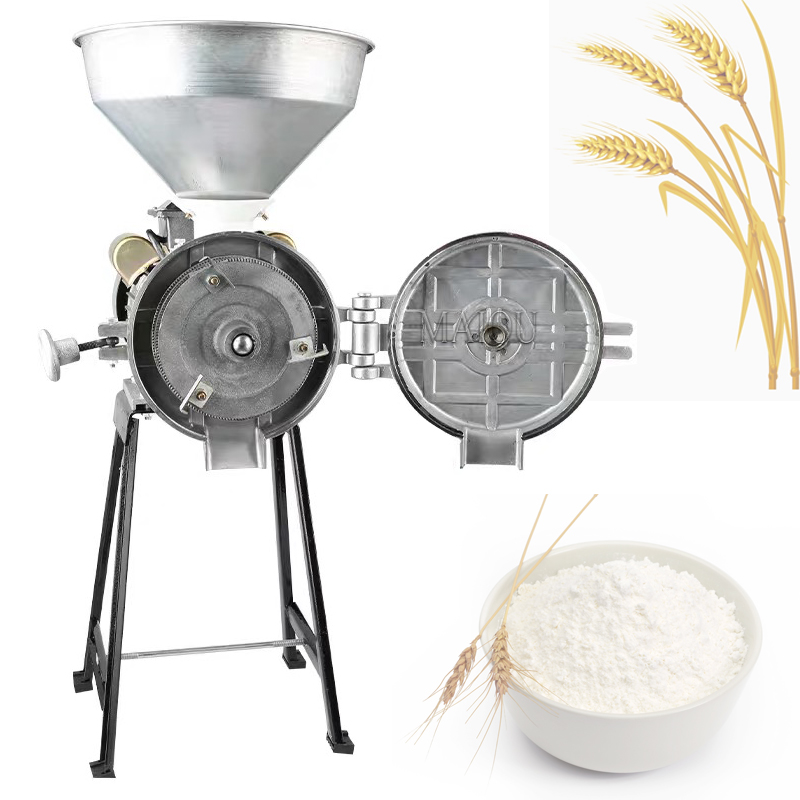 Corn Grinder Machine Electric - 電動飼料粉砕機、乾湿両用穀物粉砕機、小麦製粉機、トウモロコシ・米穀物粉砕精製機