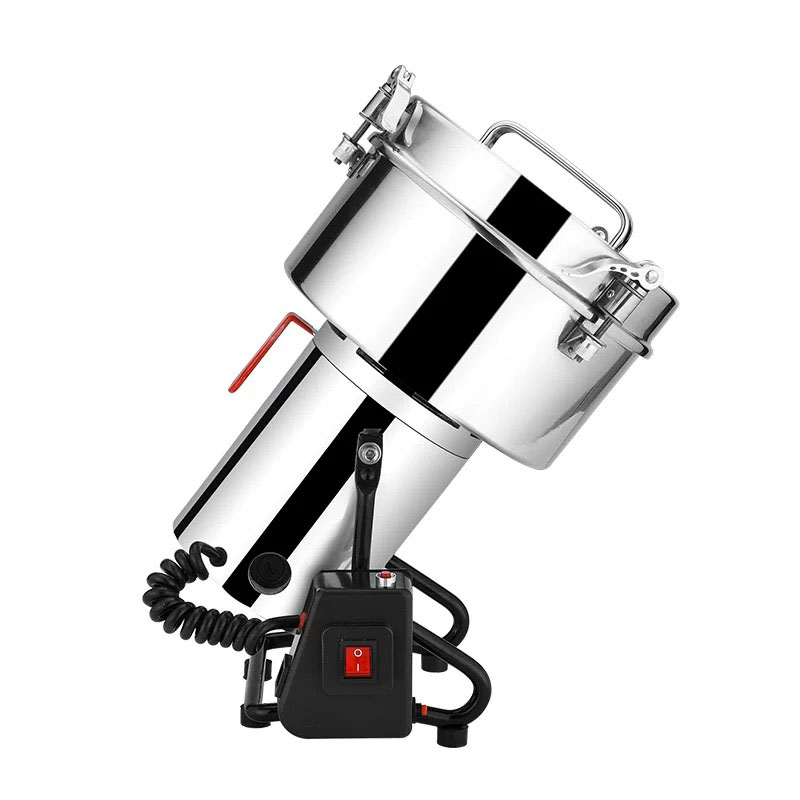 Dry Grain Grinder Stainless Steel - 4500g対応のフードミル、超微粉砕機、家庭用小型乾燥粉砕機、中華薬草用。
