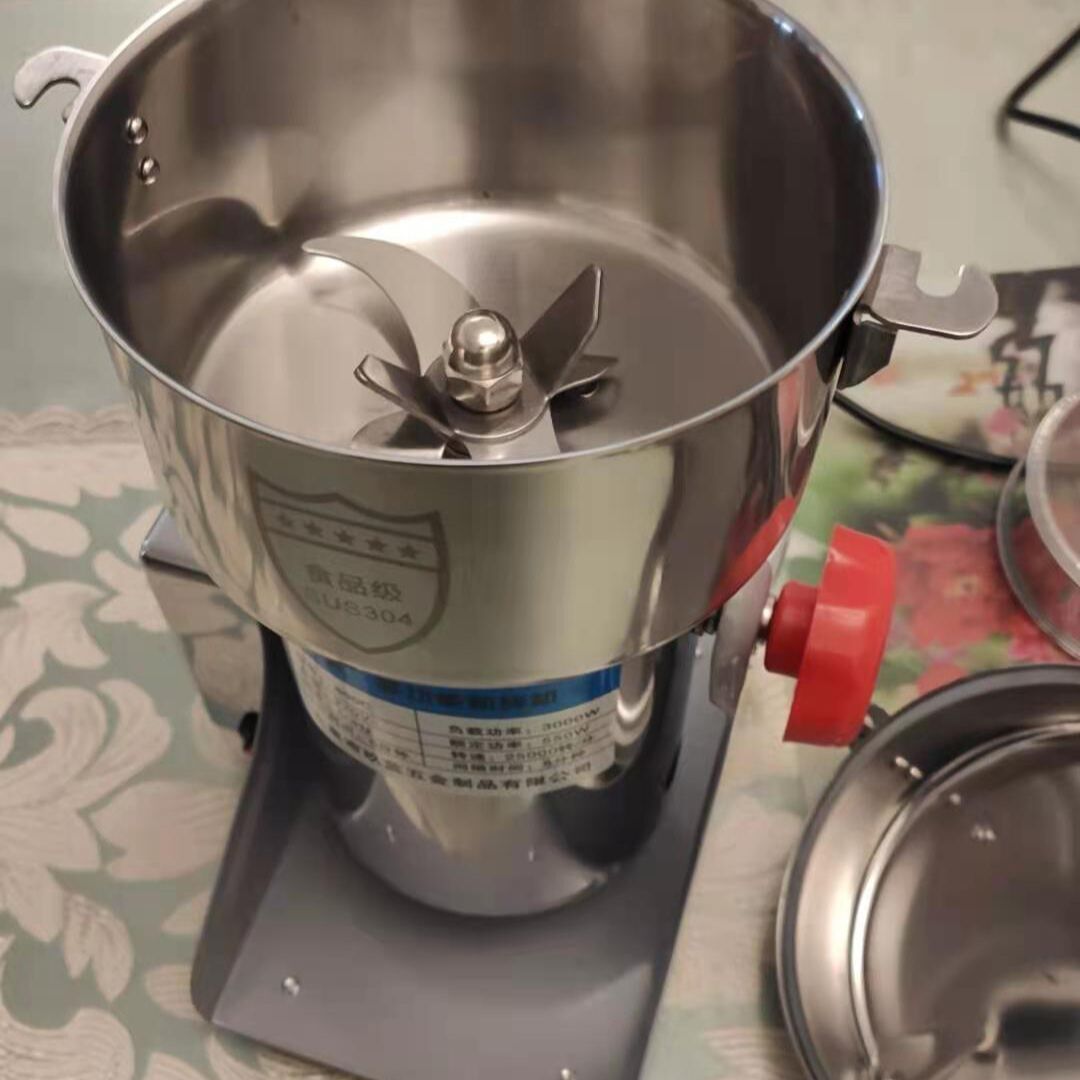 Electric Grain Mill 2500W - スイング式電動穀物粉砕機、高速スパイスミル、業務用粉末機、乾燥穀物粉砕機