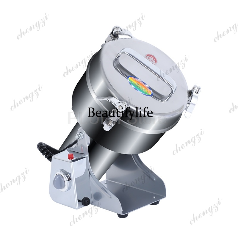 Dry Grain Grinder Stainless Steel - 1000G/2000G 304ステンレス鋼製穀物・香辛料・シリアル・コーヒー・乾燥食品グラインダーミル粉砕機家庭用小麦粉粉砕機