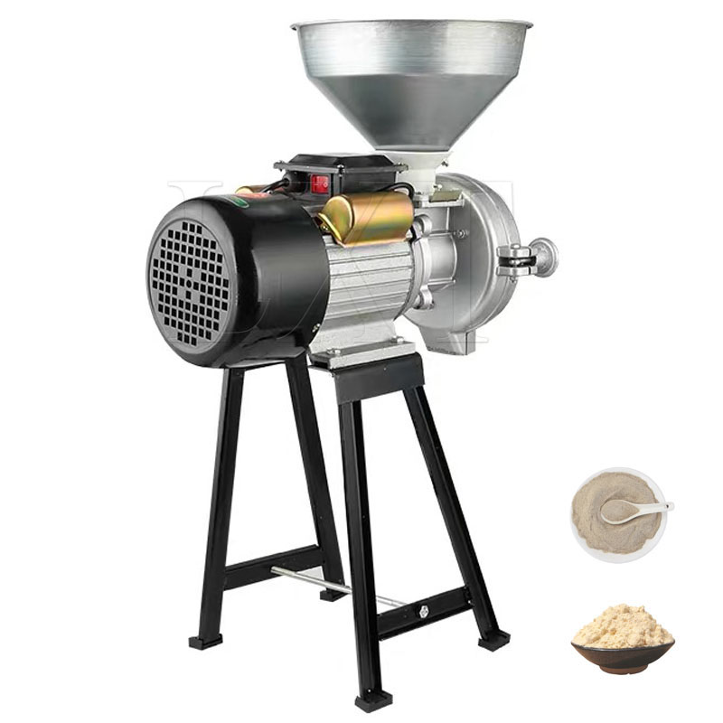 Corn Grinder Machine Electric - 高出力電動粉砕機、乾燥式穀物粉砕機、トウモロコシ、米、コーヒー豆、小麦粉を粉砕する粉砕機。