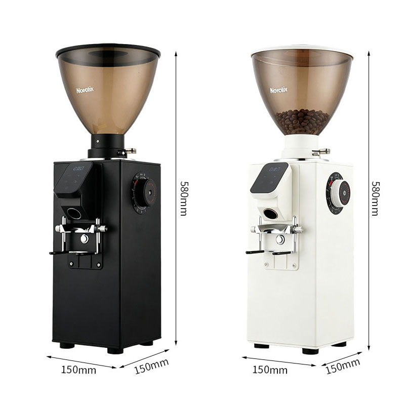 Commercial Coffee Bean Grinder 1Kg - 業務用フラットホイール式コーヒーミル。新デザインのカフェ用エスプレッソミル。自動式で、1kgの豆を一度に挽くことができます。