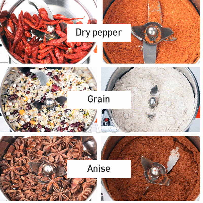 業務用電動穀物粉砕機 2500W 強力大豆ブレンダー シリア - Electric Grain Mill 2500W のレビューと価格