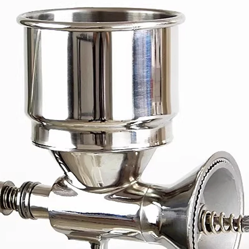 プロ仕様 手動穀物粉砕機 手回し式穀物ミル 304ステンレス - Grain Mill Grinder Hand Crank のレビューと価格