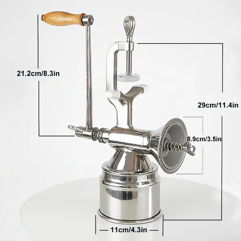 プロ仕様の手動穀物グラインダー、手回し式穀物ミル、304ステ - Grain Mill Grinder Hand Crank のレビューと価格