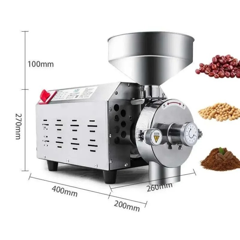 業務用電動穀物粉砕機 2500W ステンレス製超微粉砕機 ト - Corn Grinder Machine Electric のレビューと価格