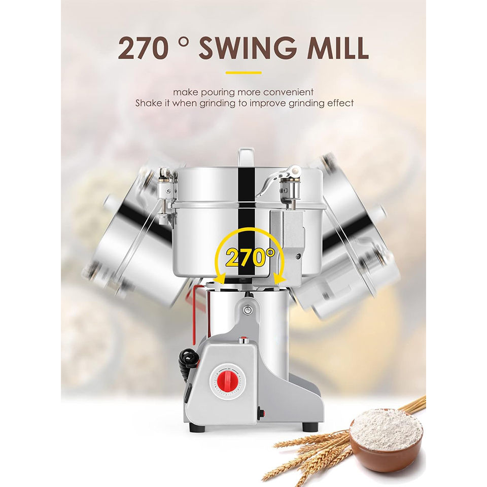 2500A業務用電動穀物粉砕機 2500g高速超微粉砕機（乾 - Herb Grinder Machine Commercial のレビューと価格