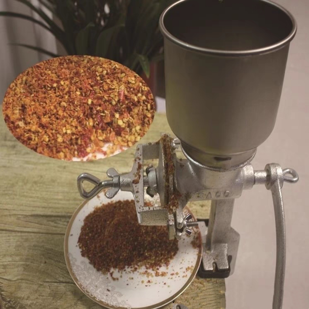 家庭用手回し小型グラインダー、トウモロコシ粉砕機、穀物・くる - Grain Mill Grinder Hand Crank のレビューと価格