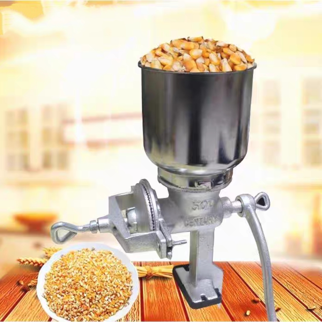 家庭用手回し小型グラインダー、トウモロコシ粉砕機、穀物・くる - Grain Mill Grinder Hand Crank のレビューと価格