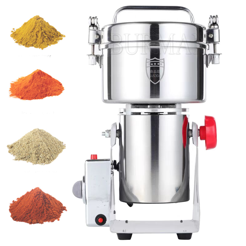 110V 220V グラインダー 電動 全粒粉ミル 粉末食品 - Electric Grain Mill 2500W のレビューと価格