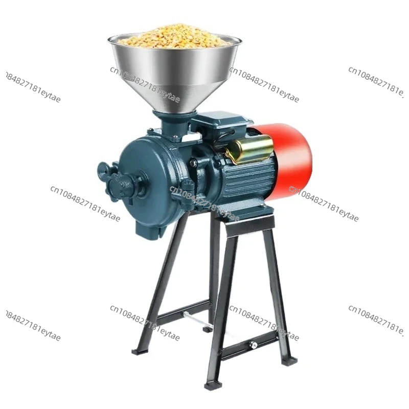 2500W電動飼料粉砕機、乾燥穀物粉砕機、漏斗付きトウモロコ - Electric Grain Mill 2500W のレビューと価格