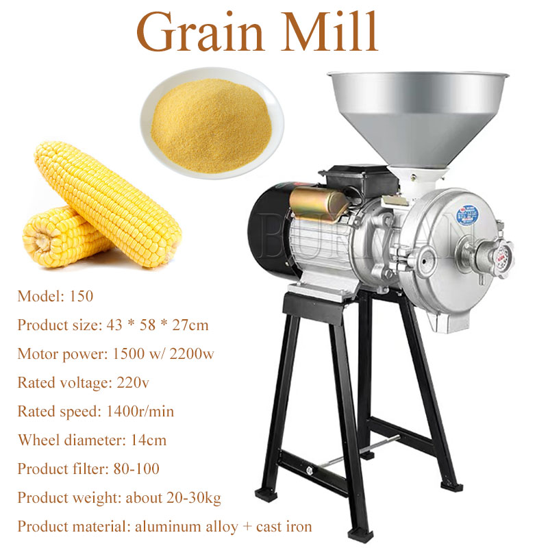 業務用・家庭用 玉ねぎ粉砕機、トウモロコシ・大豆粉砕機、穀物 - Ultra Fine Powder Grinder Machine のレビューと価格