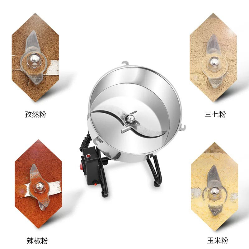 4500g対応のフードミル、超微粉砕機、家庭用小型乾燥粉砕機 - Dry Grain Grinder Stainless Steel のレビューと価格