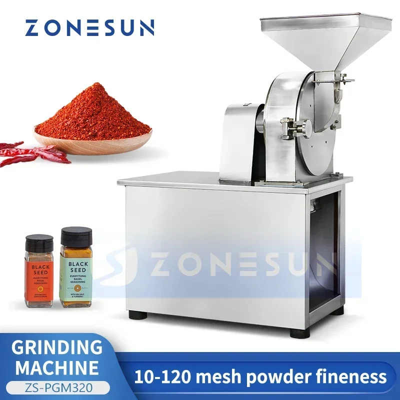 ZONESUN ZS-PGM320チリパウダーグラインダー超 - Ultra Fine Powder Grinder Machine のレビューと価格