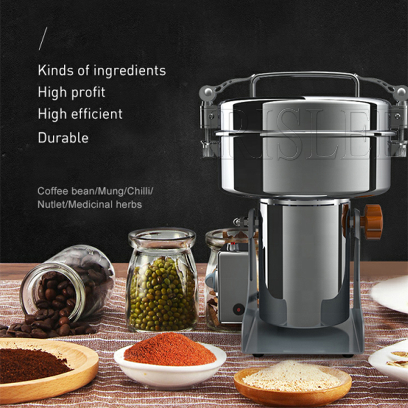 家庭用粉砕機 電動穀物スパイスコーヒー乾燥食品グラインダーミ - Electric Grain Mill 2500W のレビューと価格
