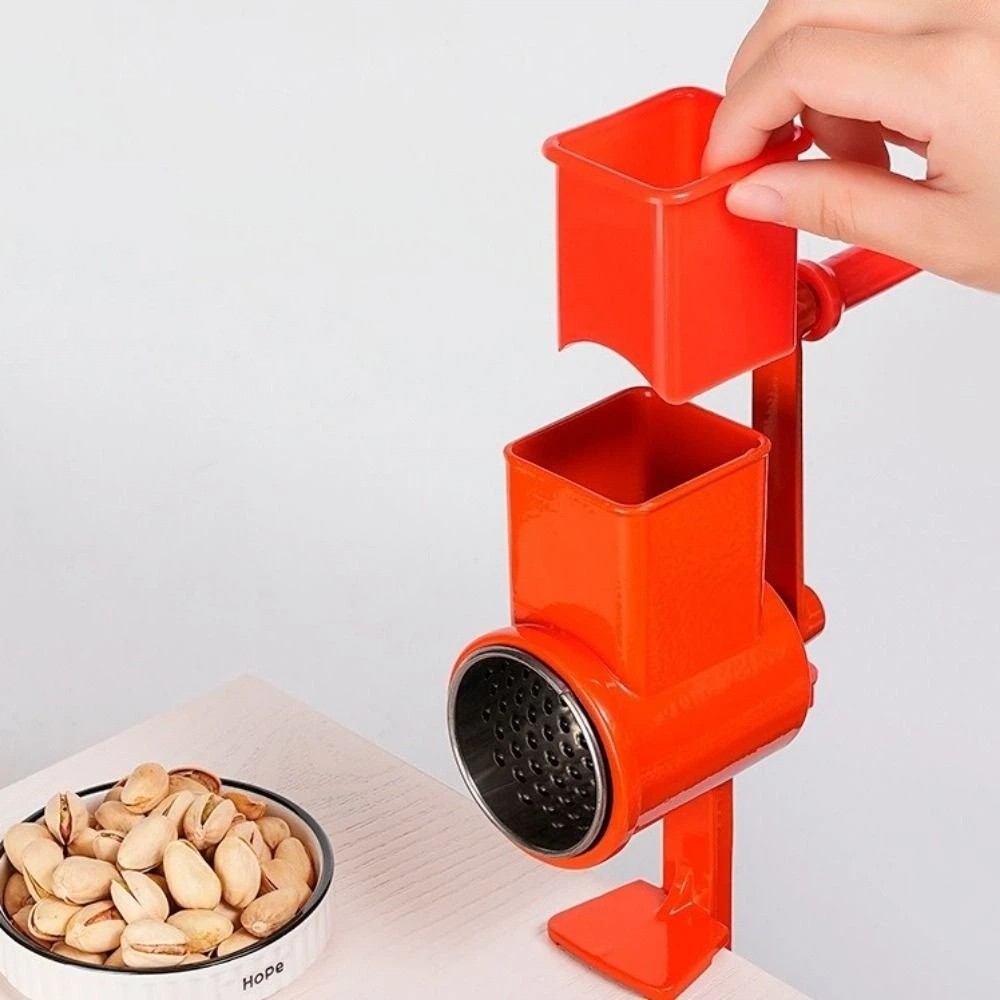 防錆刃 ハンドクランク式穀物ミル 手動操作 テーブルクランプ - Grain Mill Grinder Hand Crank のレビューと価格