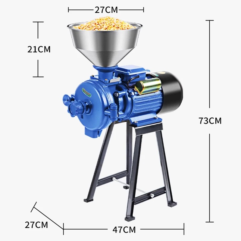 トウモロコシ粉砕機 家庭用 220V 乾湿両用 小型業務用穀 - Electric Grain Mill 2500W のレビューと価格