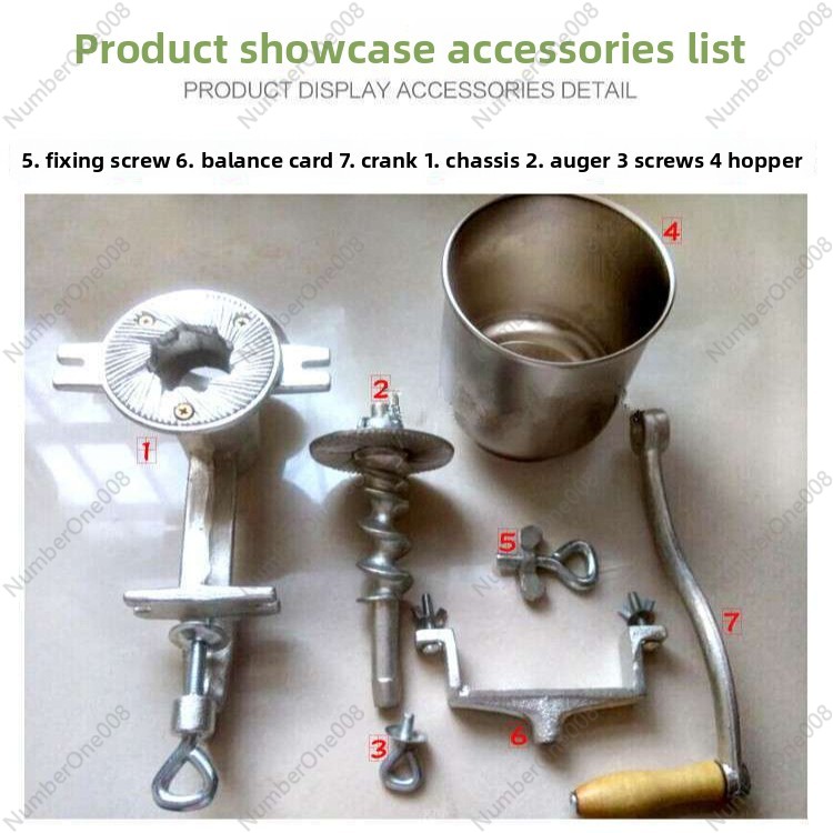 錫メッキ鋳鉄製穀物グラインダー、手動コーヒー豆挽き器（トウモ - Grain Mill Grinder Hand Crank のレビューと価格